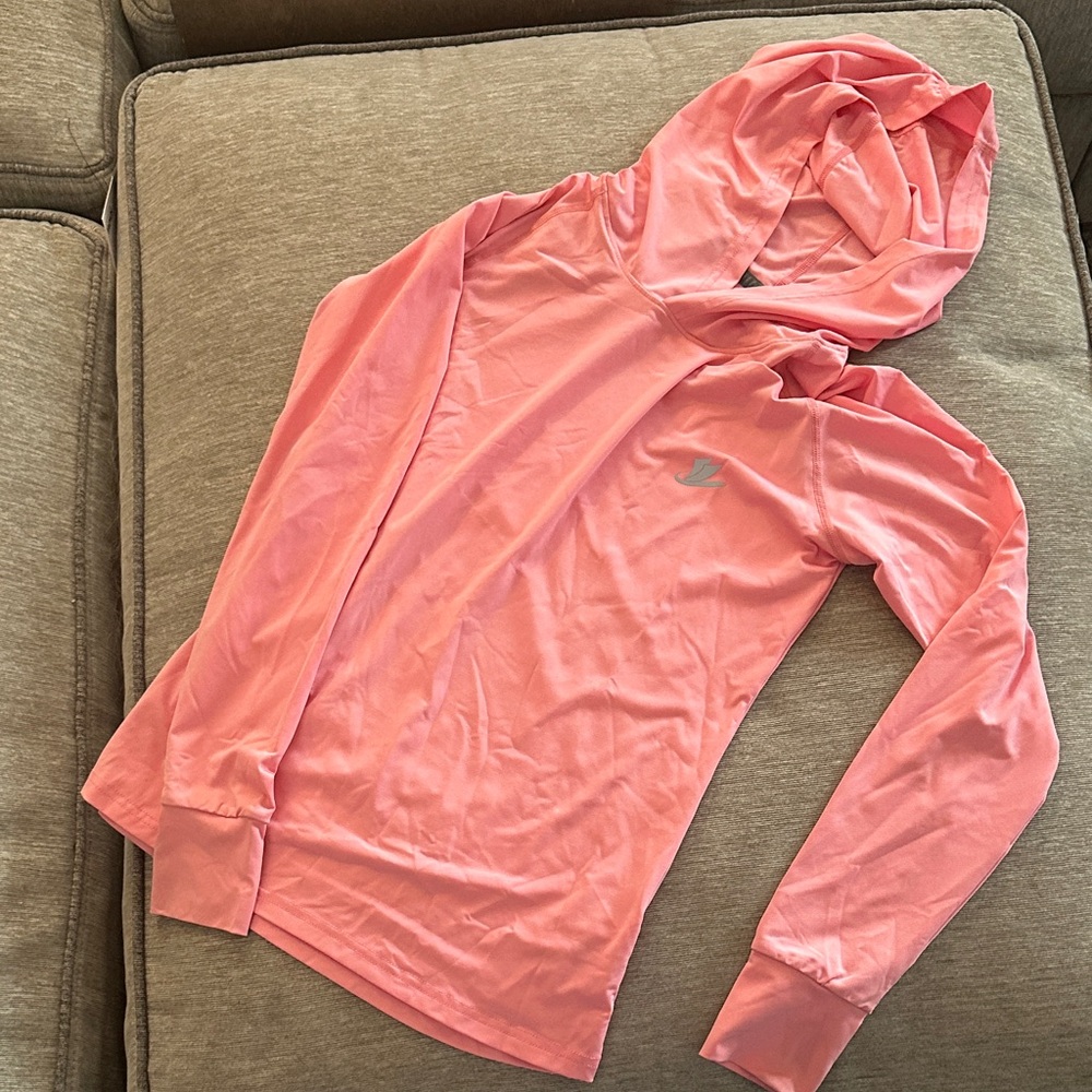 Peach/Pink Rashguard with Hood